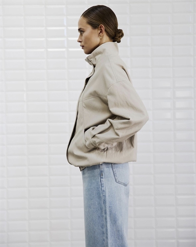 With Black - WBLAnni Vegan Jakke - Silver Lining